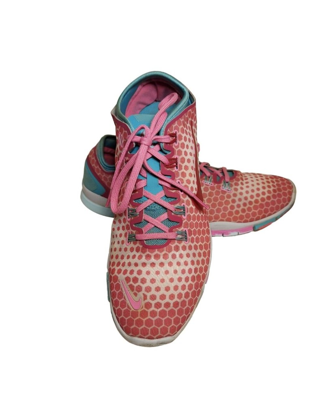 Nike Free 5.0 Shoes Womens 10 Connect 2 Running Shoes Honeycomb Pink turquoise L